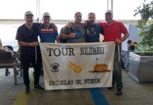 ESCUELA INTERIOR LLEVO AYUDA A ESTABLECIMIENTOS DE SANTIAGO DEL ESTERO