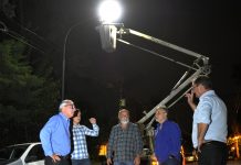 AVANZA UN AMBICIOSO PROGRAMA DE INSTALACIÓN DE NUEVAS LUMINARIAS EN PACHECO
