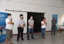 Roxana López participó del operativo que se desarrolló en el Club San Justo de Benavídez