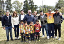 JULIO ZAMORA ACOMPAÑÓ EL LANZAMIENTO DE LA LIGA MUNICIPAL DE BABY FÚTBOL INFANTIL 2022