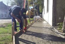 El Municipio de Tigre avanza con obras de veredas en General Pacheco, Don Torcuato y Tigre centro