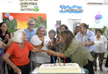 En Las Tunas, Julio Zamora participó del 30° aniversario del Centro de Jubilados “San Antonio”