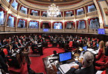 Reelecciones indefinidas en Provincia: el Senado bonaerense aprobó la polémica reforma con un voto clave de Magario