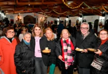 Julio Zamora participó de la fiesta patronal en la capilla San Cayetano de Benavídez