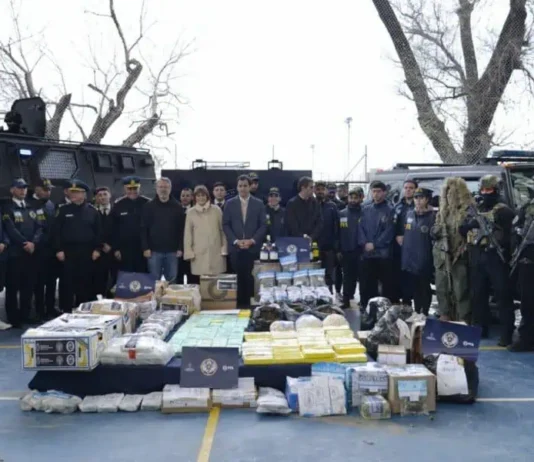 Bullrich anunció en San Isidro un récord histórico en incautación de cocaína en 2025